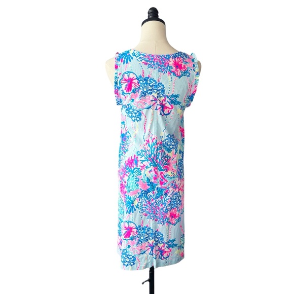 Lilly Pulitzer Dress Aron Swing Sleeveless in Beach You To It | SMALL - Picture 5 of 11